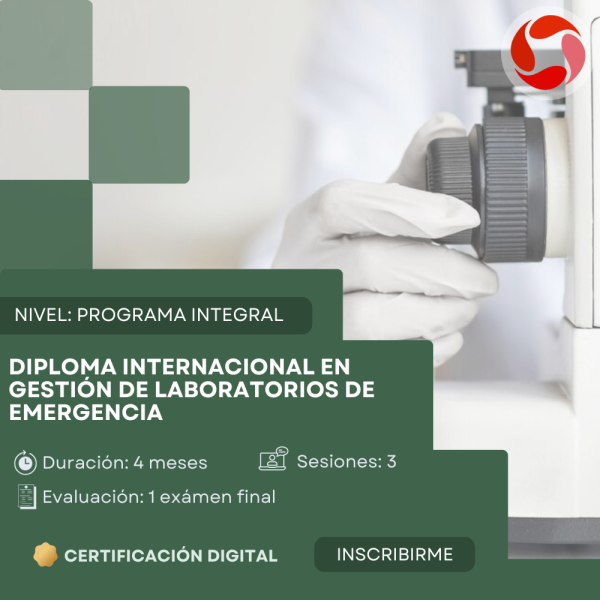 Diploma Internacional en Gestión de Laboratorios de Emergencia